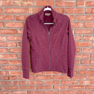 Athleta Women's Burgundy Zip-Up Jacket